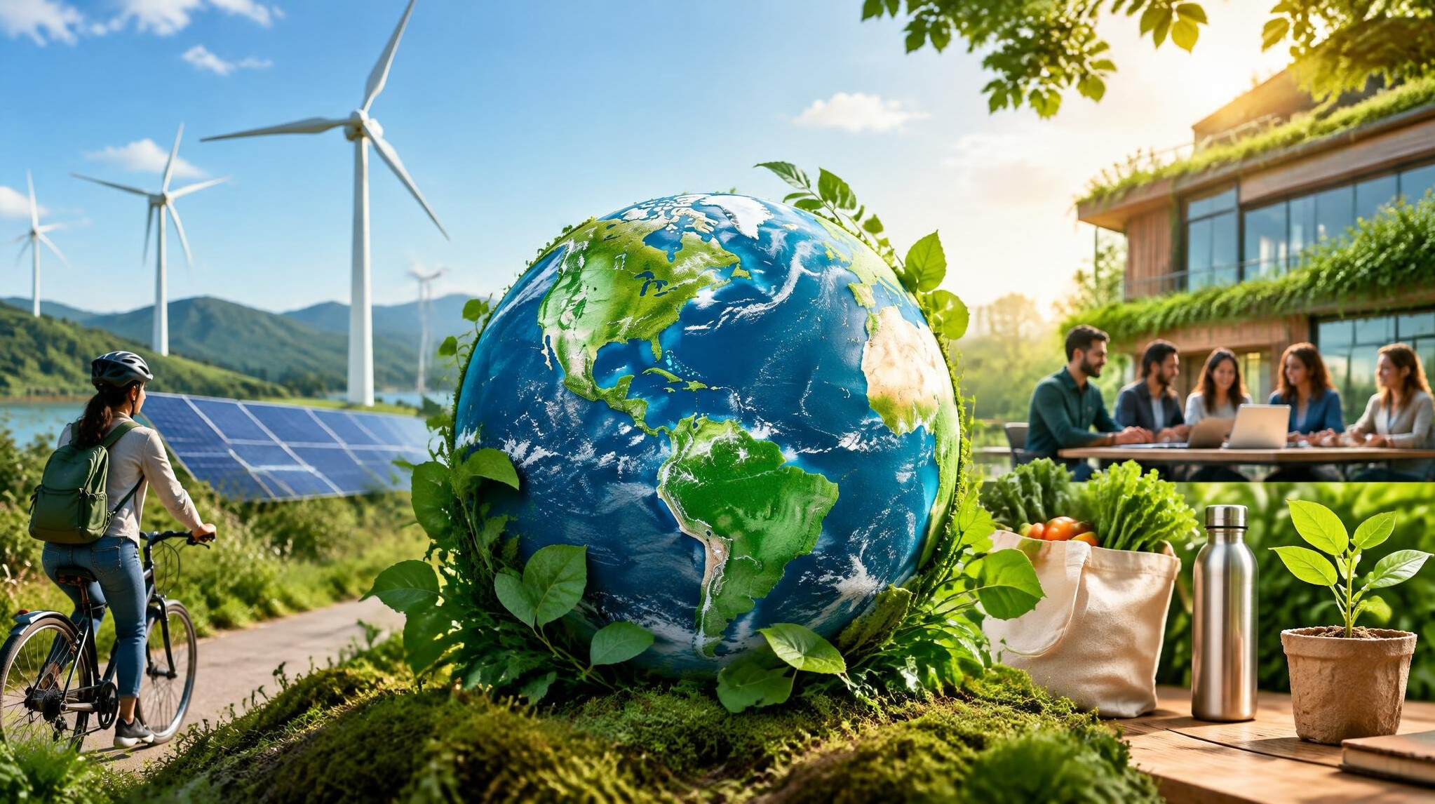 green planet earth