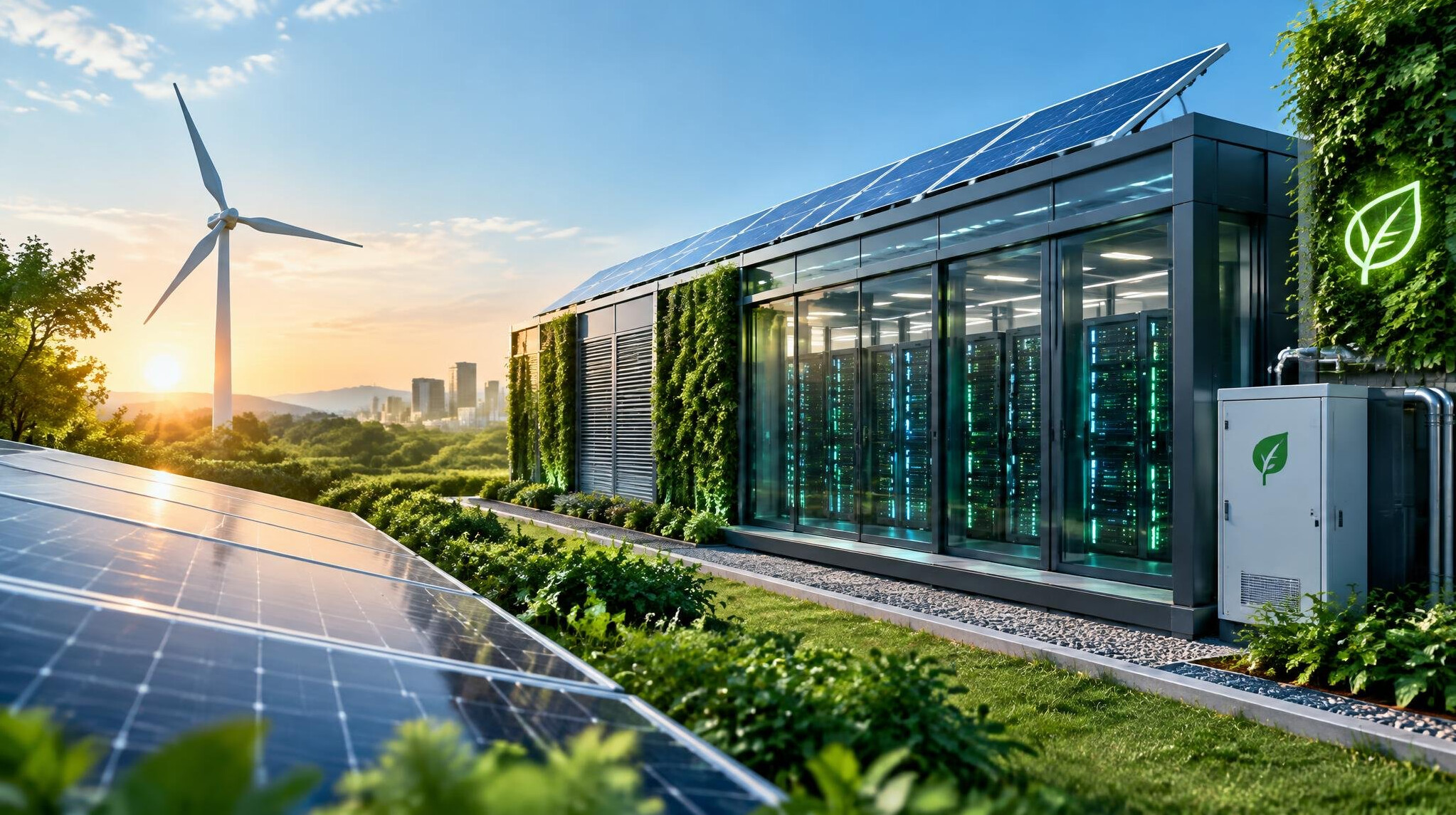 renewable energy data center