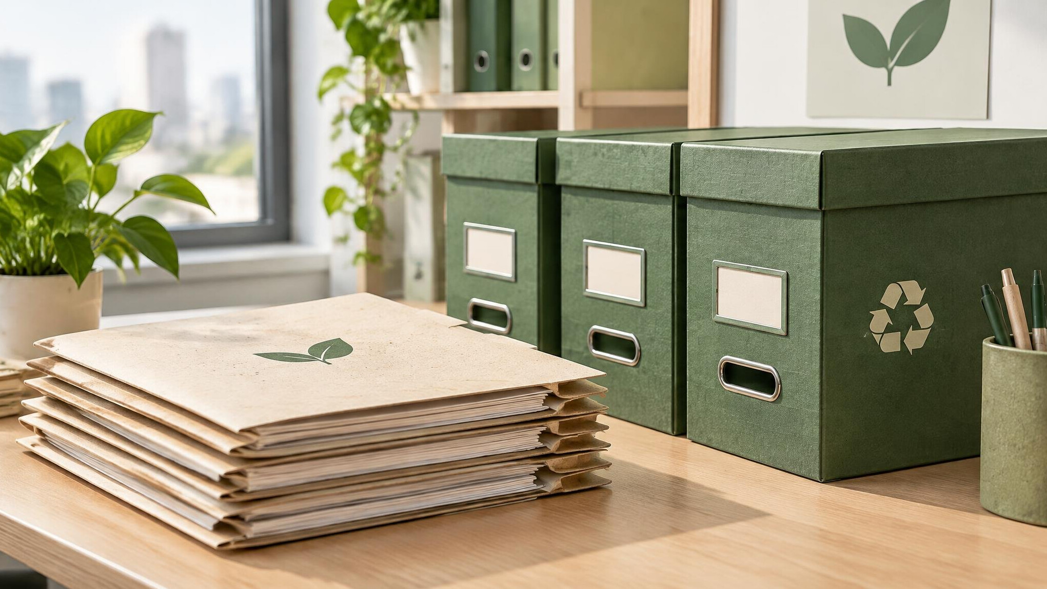 sustainable office documents